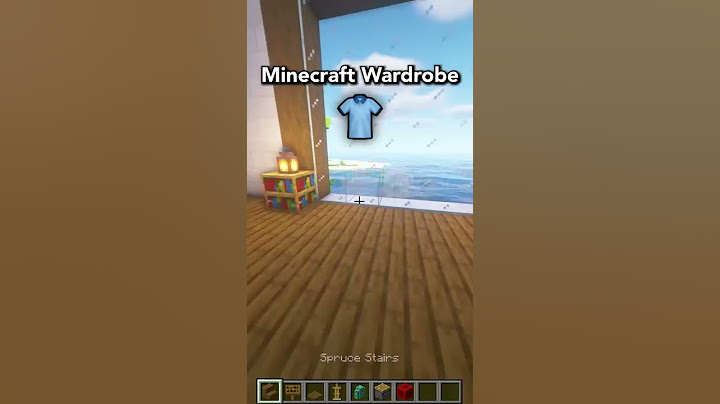 Minecraft Wardrobe! #shorts