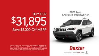 Baxter Jeep October Offers