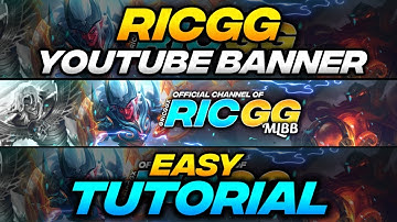 RICGG YOUTUBE BANNER🔥TUTORIAL! USING - PIXELLAB × PS TOUCH