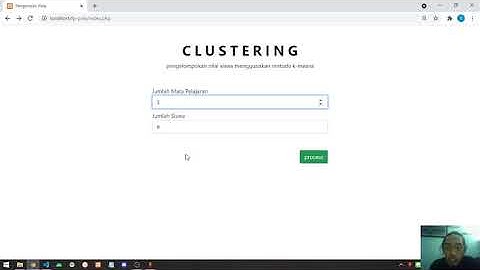 FP Pengenalan Pola - B (Clustering Menggunakan Metode K-mean)