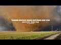 Tornado destroys house and blows over tree