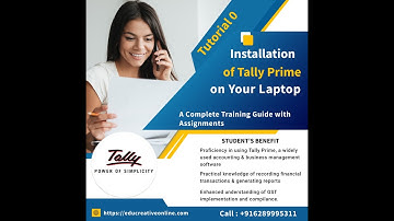 Tutorial 0:  Installation of Tally Prime on Your Laptop | Step by step learning
