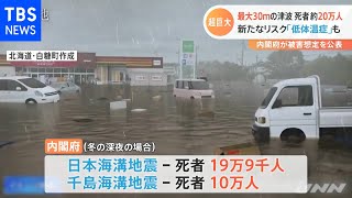 最大３０ｍの津波 死者約２０万人 内閣府が被害想定を公表