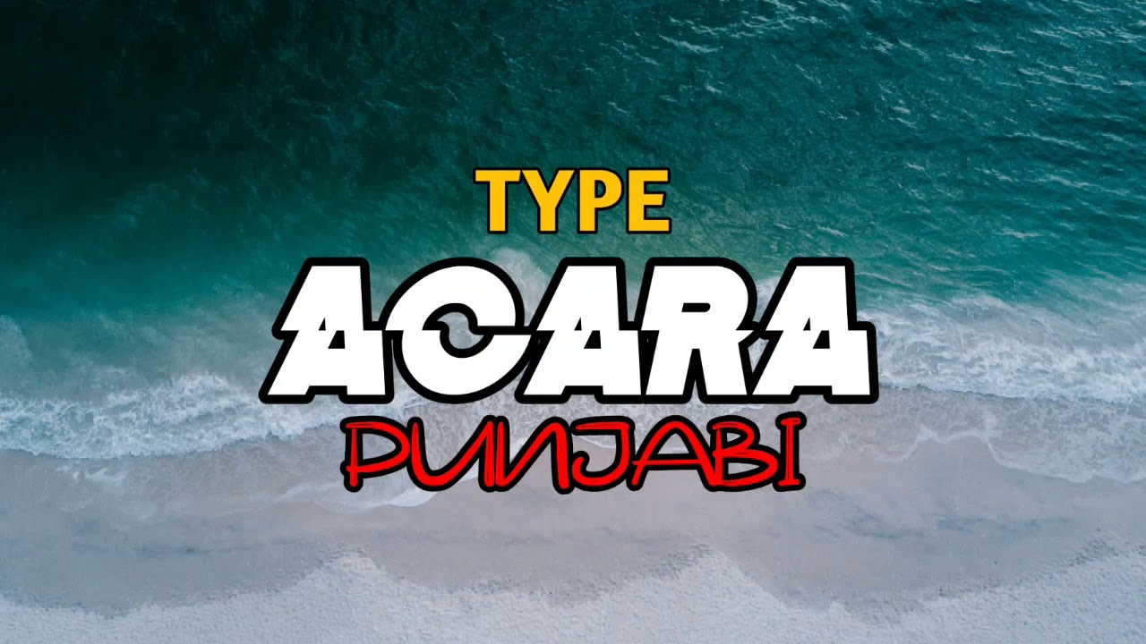 TYPE Beat ACARA PUNJABI (BEAT/INSTRUMENT)