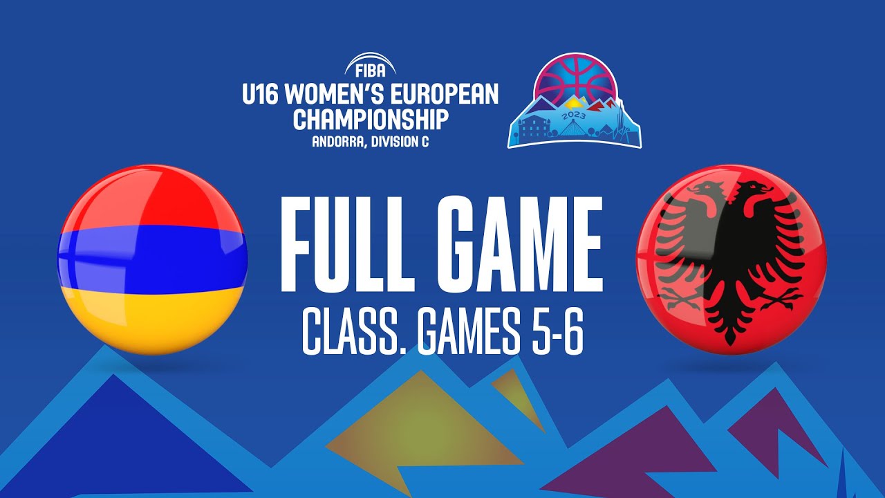Armenia v Albania | Full Basketball Game | FIBA U16 Women's European