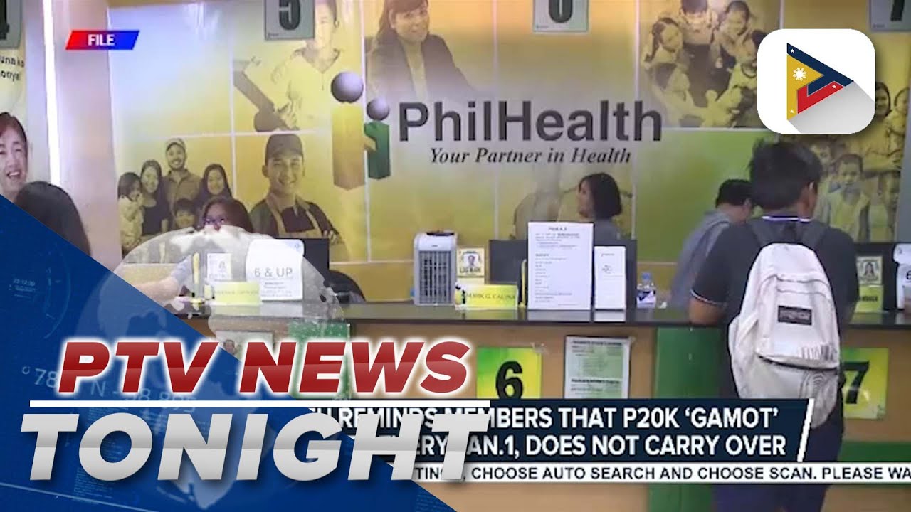 PhilHealth reminds members that P20-K ‘GAMOT’ benefit resets every Jan. 1, does not carry over