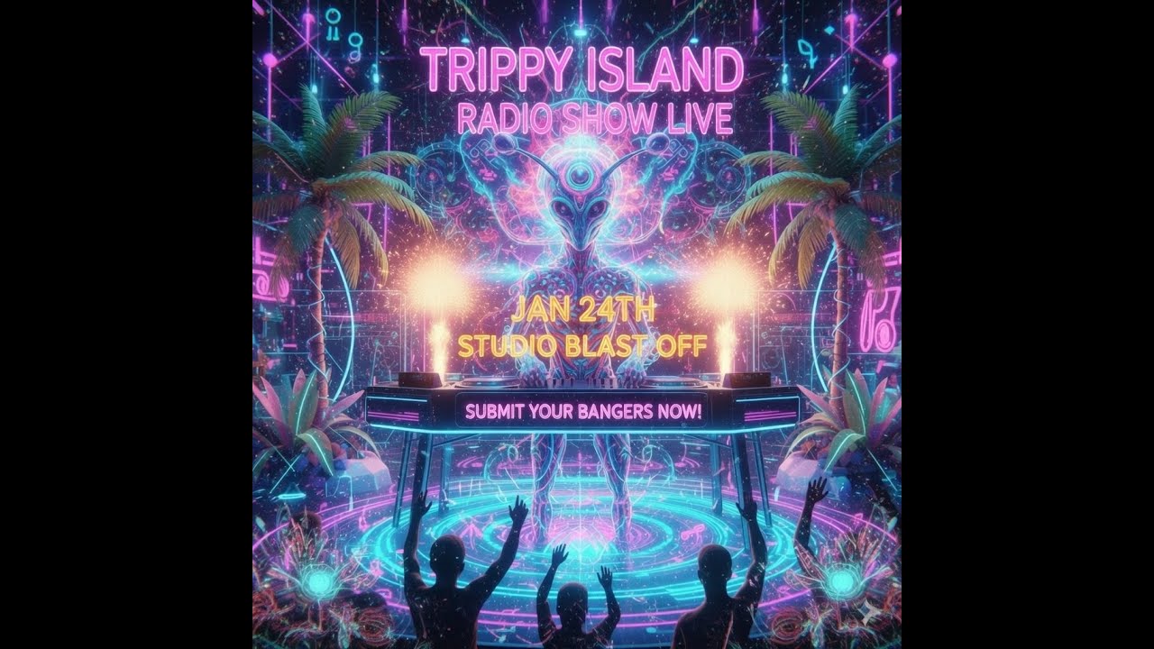 Trippy Island Radio Show LIVE 🌴🔥 | Jan 24th Studio BLAST OFF – Submit Your BANGERS NOW!
