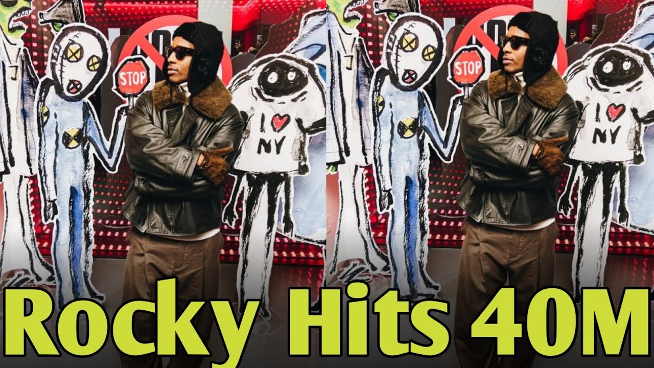 AŞAP ROCKY SURPASSES 40M MONTHLY SPOTIFY LISTENERS FOR THE FIRST TIME IN HIS CAREER