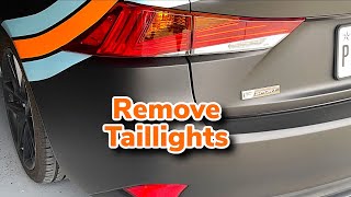 Remove 2014-2021 Lexus IS Taillights & Replace Taillight bulbs