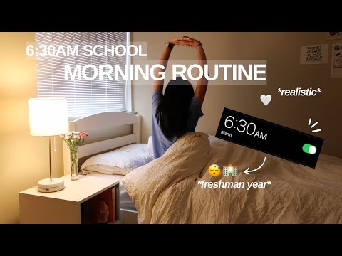 my REAL 6:30am school morning routine *as a freshman in high school*