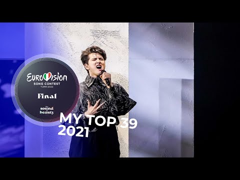 Eurovision 2021: MY TOP 39 (1 year later)