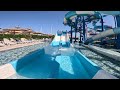 Water slide at Dream Water World  POV 4K