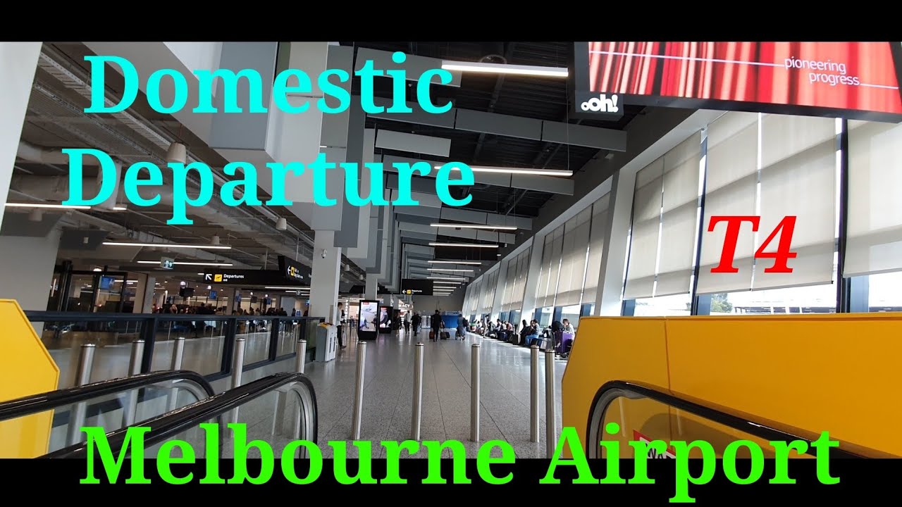 Melbourne Airport T4 Domestic Departure | Tiger Airways - YouTube