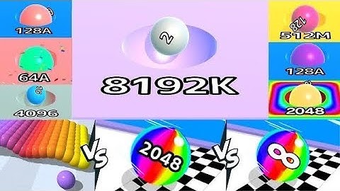 Part-15: BallRun 2048 vs Canvas Run vs BallRun Infinity (iOS Gameplay Walkthrough) #cutiepie22yt