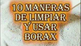 10 maneras de usar y limpiar con BÓRAX que no conocías