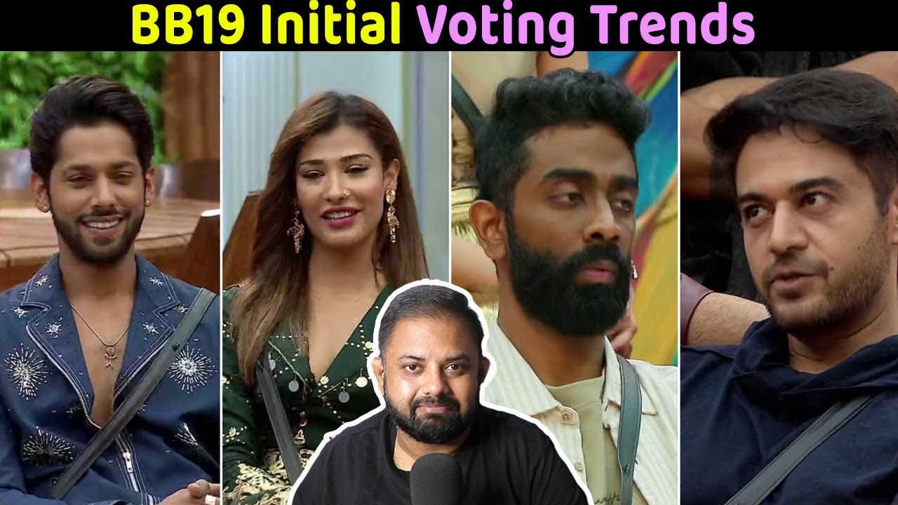 Bigg Boss Nominated contestants Initial voting trend