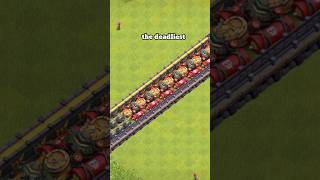 1 Sneaky Goblin vs The Tunnel of 50 Mega Bombs! 💣🏃‍♂️#clashofclans #coc #shorts