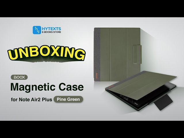 Unboxing : Boox Magnetic Case for Note Air2 Plus (Pine Green