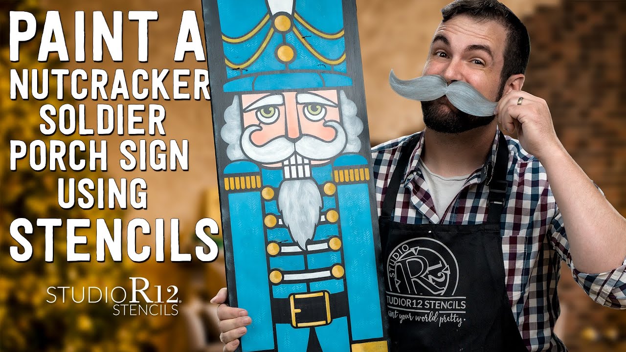 Paint a DIY Nutcracker Soldier for your Front Porch | Christmas Home ...