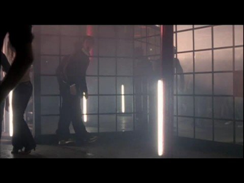 "Boy A" club scene.  "Drop the pressure" by Mylo