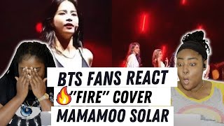 Jamaican BTS Fans React - Mamamoo's Solar 'Fire' Cover