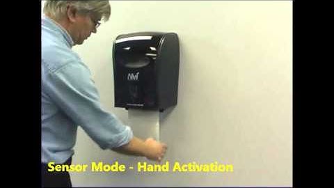 Nvi Electronic Towel Dispenser Features: Sensor and Butler Modes