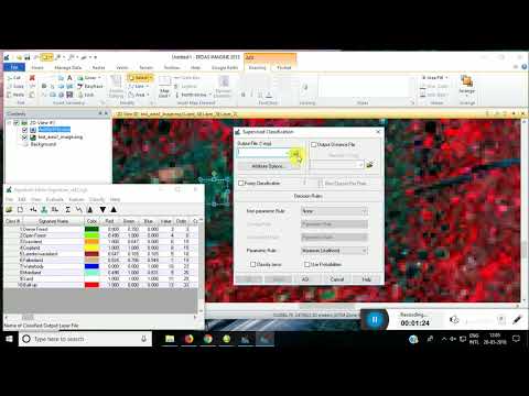 ERDAS: Layer stack, Subset & Supervised Classification-Part2