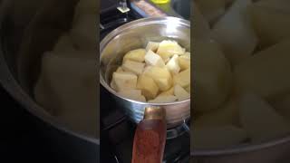 Картошка с салом и луком 