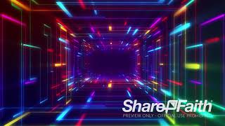 Neon Laser Tunnel: Top Neon Videos And Church Motion Graphics For Worship | Sharefaith.com