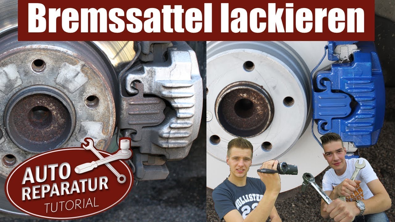 Auto Reparatur Tutorial: Bremssattel lackieren