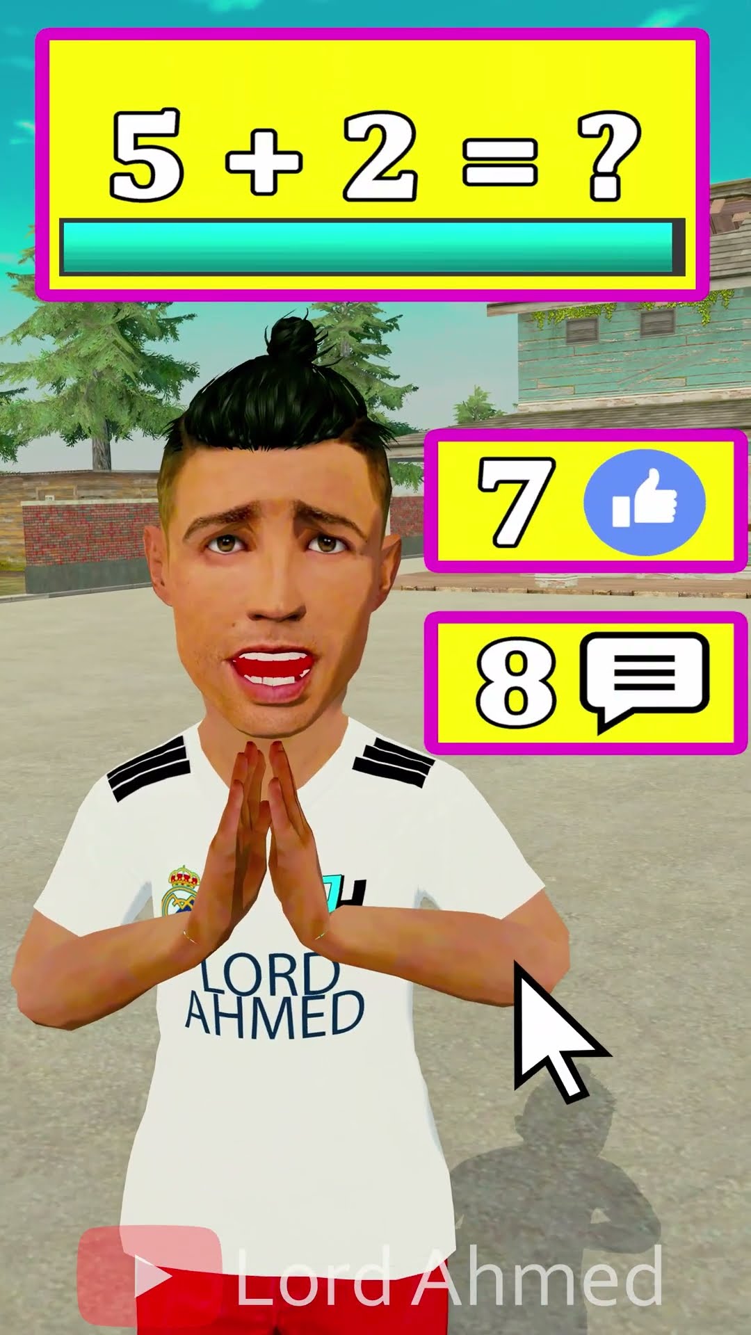 Help Ronaldo Pass Messi IQ Test #shorts