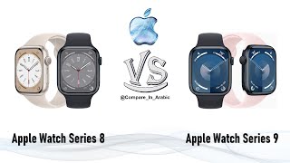 مقارنة Apple Watch Series 8 VS Apple Watch Series 9