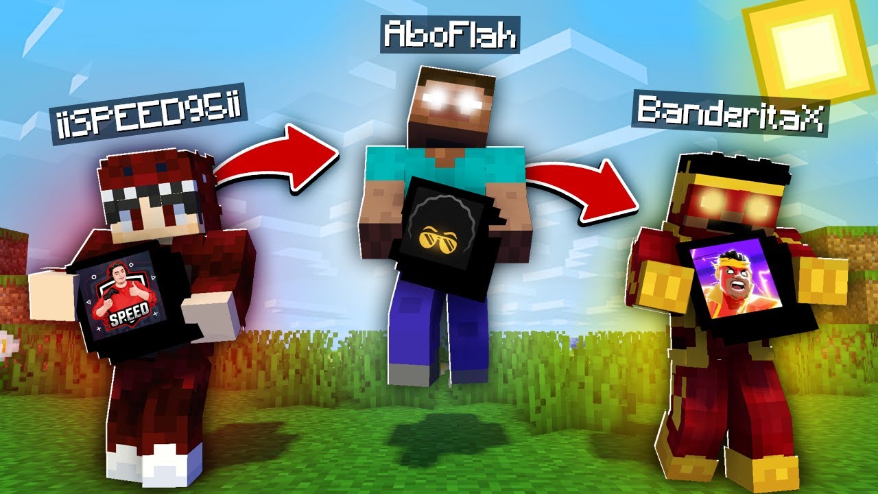 ماين كرافت بس اقدر اتحول و العب في اليوتيوبر ! 🔥😱