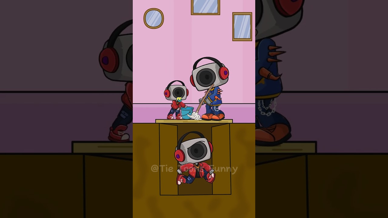 Rescuse SPEAKER FAMILY from Fake DAD - SKIBIDITOILET CHIBI 