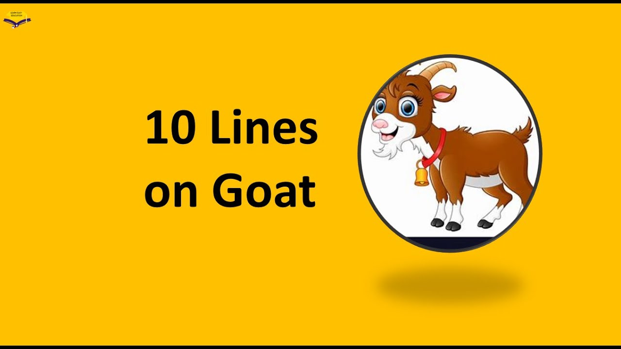 10 Essay on my pet Goat / Essay on my pet Goat/Nibandh Goat in English