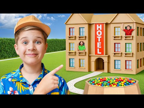 Luxury Vacation at the 5-Star Cardboard Hotel 🎉