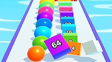 Ball Run 2048 Merge Number ! MAX LEVELS Gameplay Walkthrough New Update Part 183 android, ios