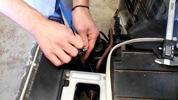 Service valve port installation