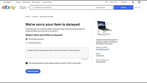 How to Get A REFUND For an Item Not Received on Ebay