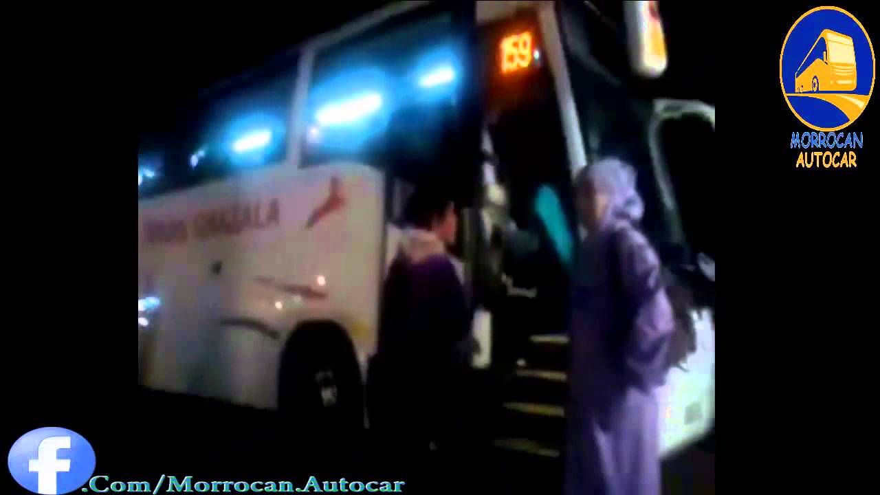 Morrocan Autocar:A Bord D'un Trans Ghazala Sur La Route Berkane-Rabat (Video HD 720 P)