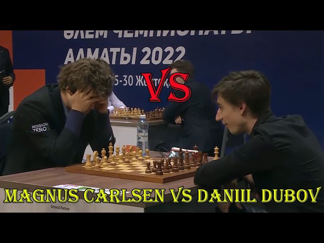 Carlsen and Dubov speak just 1 line with each other after the game! World  Rapid 2022 