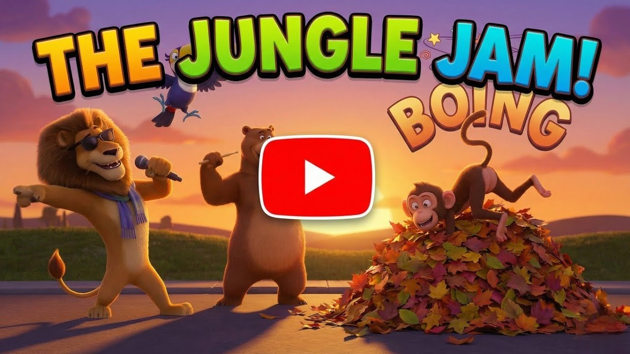 The Jungle Jam! 🌴 The FUNNIEST Jungle Animal Dance Song Ever! | ToonWorlds-Go |