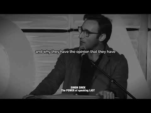 The POWER of SPEAKING LAST - Simon Sinek on Nelson Mandela's OUTSTANDING LEADERSHIP