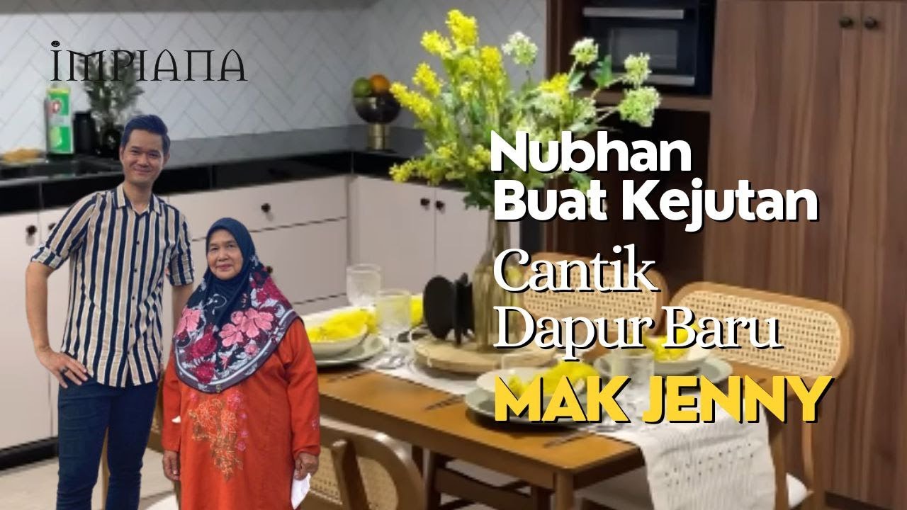 Nubhan Buat Kejutan, Cantik Hasil Renovasi Dapur Baru 'Mak Jenny'