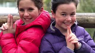 Making dresses out of garbage bags | Shira and Bella