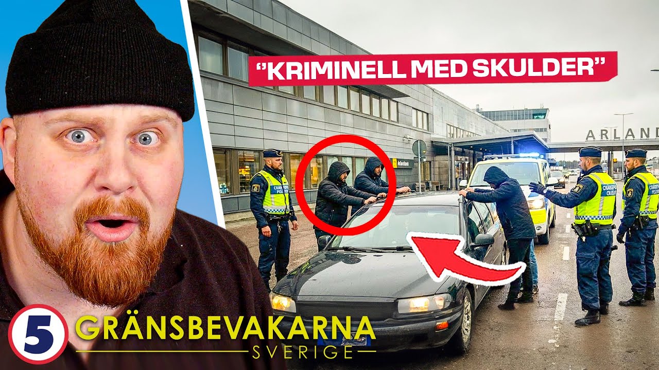Gränspolisen STOPPAR gängkriminella vid Arlanda! | Reagerar På Gränsbevakarna Sverige #14