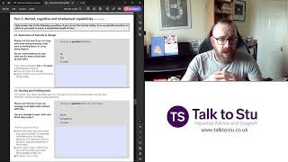 Work Capability Assessment WCA   How to complete the form   Pt 12   Starting and finishing tasks
