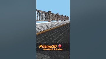 How to make Road Bridge 3D Model On Android Phone 🔥 Prisma 3D #shorts #viralshorts #3danimation