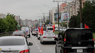 Автомобильный марш в День Победы