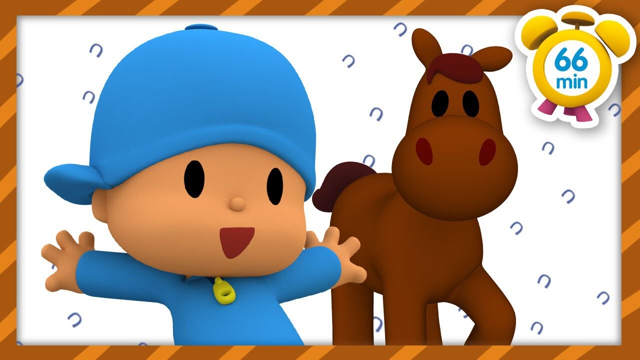 🐴  POCOYO TÜRK - At Çiftliği Maceramız  [ 66 dakika ] Çocuklar için ÇIZGI FILMLER